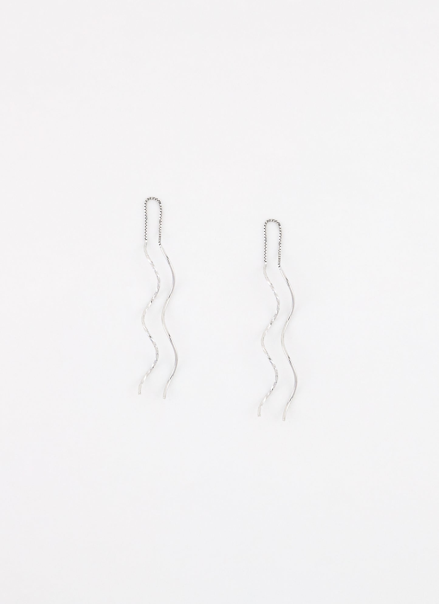 Boucles d'oreilles Bay ONDE - Argent 925